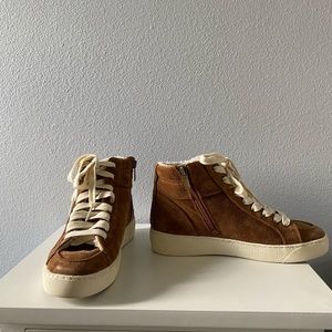 Sam Edelman suede high top sneakers